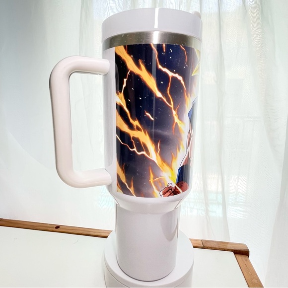 Custom Personalized Name Dragon Ball Z 30oz/40oz Tumbler with lid, handle and St - Picture 5 of 5